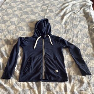 Navy Blue Zip-Up Hoodie
